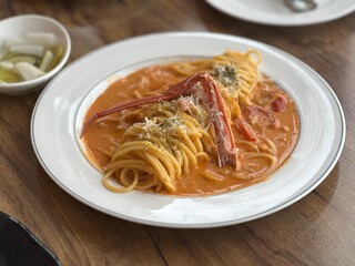 게살 로제 파스타