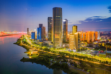 Fototapeta premium hong kong city at night