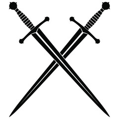 two crossed swords