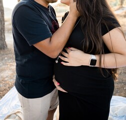 perro, animal, mascota, cachorro, negro, canino, engendrar, mujer, chicos, mama, papa, embarazo,...