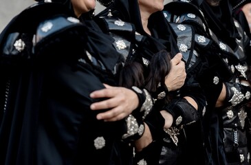 mujer, cultura, gente, decoraciones, moda, arte, tradicional, caballitos, diversión, moros y...