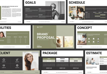 Brand Proposal Presentation Template Design Layout