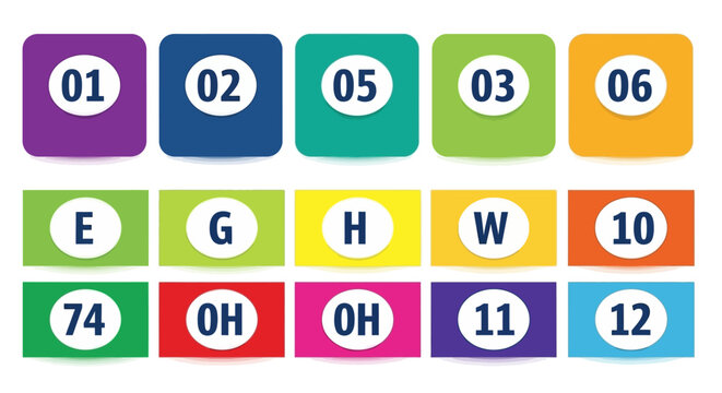 Colorful Blocks Displaying Numbers Letters and State Abbreviations for Educational and Gaming Purposes