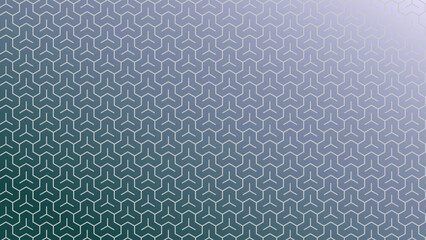 銀灰色のグラデーションの毘沙門亀甲柄背景