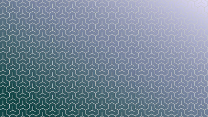 銀灰色のグラデーションの毘沙門亀甲柄背景