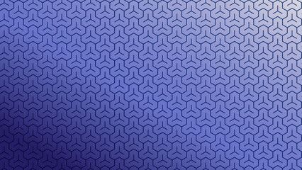 紺のグラデーションの毘沙門亀甲柄背景