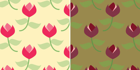 Abstract rose-like floral seamless pattern in pastel and muted color variation — for fashion apparel, stationery, home textiles, and decorative interior surfaces — non-food-contact