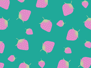 レトロないちごの背景