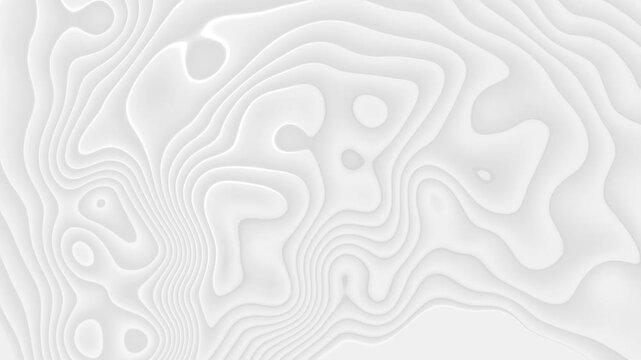 White Topographic Contour Map Abstract Background image photo
