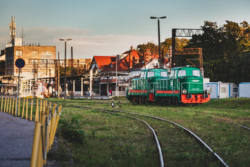 Lokomotywa w Kołobrzegu © Katarzyna