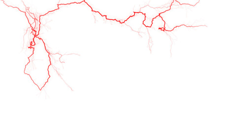 Lightning bolt, Lightning, electric lightning bolt strike, lightning bolt strike set. Thunderstorm or light effect on PNG and White Background