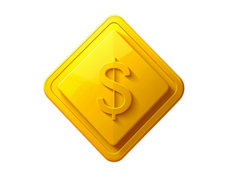 Minimalist Bitcoin Symbol in Flat Vector Design Isolated on Transparent Background - Powered by Adobe