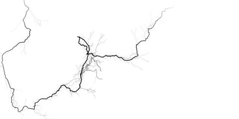 Lightning bolt, Lightning, electric lightning bolt strike, lightning bolt strike set. Thunderstorm or light effect on PNG and White Background