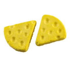yellow cheese for hamster food isolated transparent png