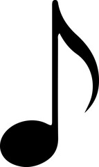 Musical Notes and Treble Clef Icon