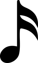 Musical Notes and Treble Clef Icon