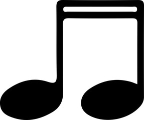 Musical Notes and Treble Clef Icon