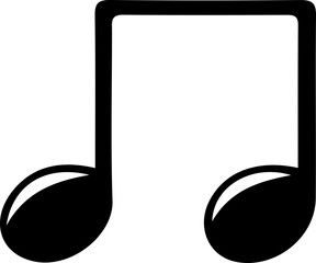 Musical Notes and Treble Clef Icon