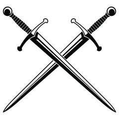 two crossed swords