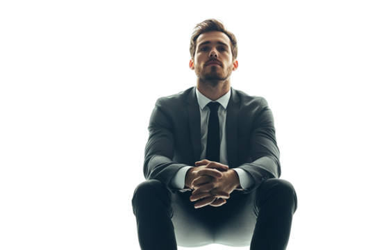 Entrepreneurial Growth Isolated on Transparent Background