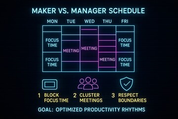 Obraz premium Efficient Scheduling Strategies with Time Management Techniques for Productivity