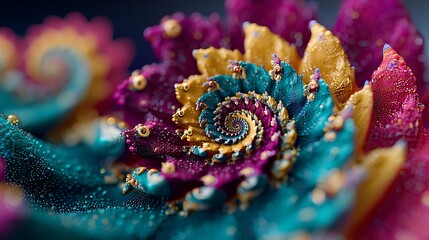 Stunning rainbow swirl with artistic design high resolution image