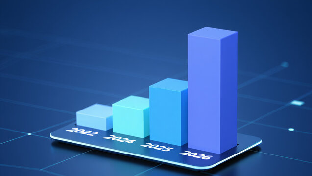 business graph on tablet pc - Powered by Adobe