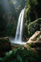 Kambadaga and Ditinn Waterfalls in Fouta Djallon Highlands
