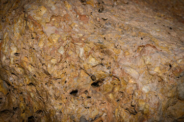 Closeup rough stone texture Cyprus