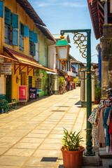 The historic Jew Town in Fort Kochi Kerala renowned for its antique shops, cultural landmarks, and vibrant street life © lloyd