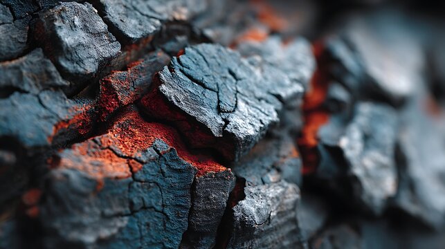 Abstract charred timber closeup detail high resolution image