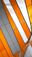 Abstract architectural facade