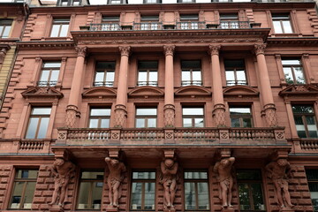 Altbaufassade im Zentrum von Frankfurt am Main