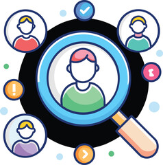 Abstract geometric design with bold colors and clean lines