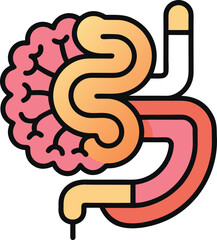 Abstract geometric shapes with vibrant color palette