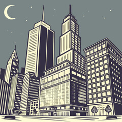 city in the night