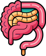 Abstract geometric shapes with vibrant color palette and bold typography