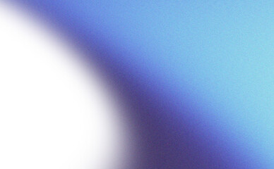 Abstract gradient background of deep blues and bright light cyan with dark shadow effect on transparent background