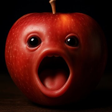 Apple AI Emoji Smiling Surprise