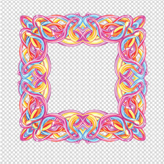 Christmas border frame, decoration, design, colorful, ornament, holiday, background, festive, celebration, card, vector, art, pattern, illustration, Xmas, style, element, winter, 