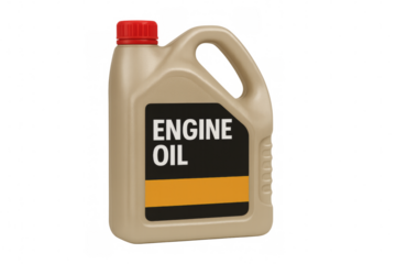 Engine oil canister for automotive vehicle maintenance