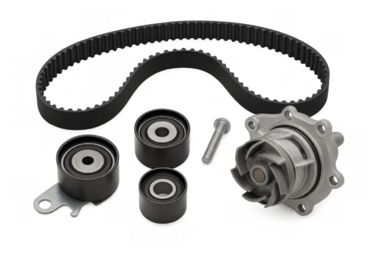 Car timing belt kit with water pump and pulleys