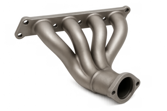 Automotive exhaust manifold header performance tuning part