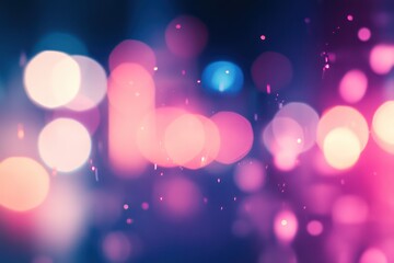 Blurred background of police lights at a crime scene