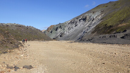 Colorful mountains, landscape view of rocks, nature and landscape
