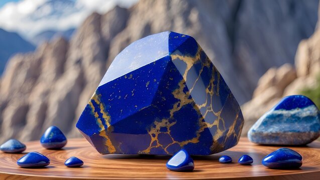Lapis Lazuli – Afghanistan, Beautiful Natural Stones showcasing vivid celestial tones, celebrated for their natural beauty, spiritual symbolism, and enduring appeal to collectors worldwide