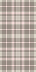 Creation seamless plaid texture, smooth tartan fabric check. Cotton background textile pattern vector in light and stone grey colors.