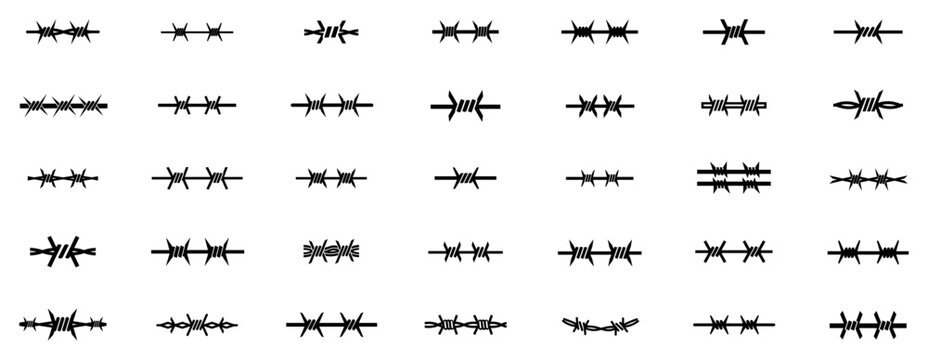 Barbed Wire Brush Elements Set