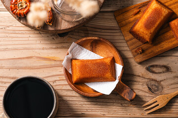 美味しそうなフィナンシェ