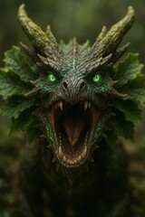 Fototapeta premium Roaring Forest Dragon